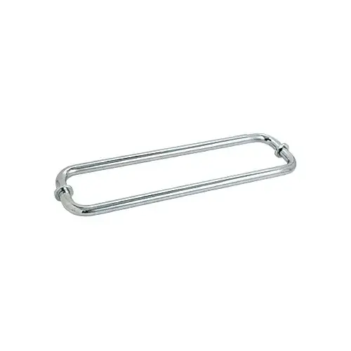 CRL BM12X12CH Polished Chrome 12" BM Series Back-to-Back Tubular Towel Bars With Metal Washers