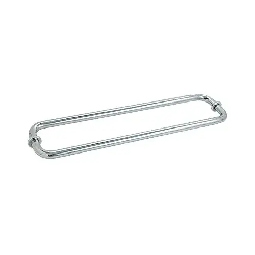 CRL BM18X18CH Polished Chrome 18" BM Series Back-to-Back Tubular Towel Bars with Metal Washers