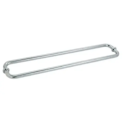 CRL BM30X30CH Polished Chrome 30" BM Series Back-to-Back Tubular Towel Bars With Metal Washers