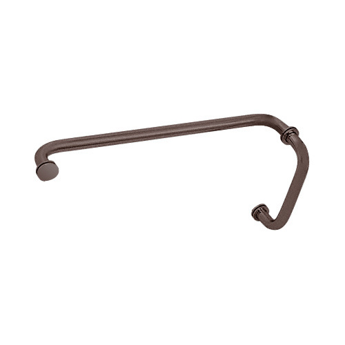 CRL BM8X180RB Oil Rubbed Bronze 8" Pull Handle and 18" Towel Bar BM Series Combination With Metal Washers