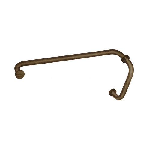 Antique Bronze 8" Pull Handle and 18" Towel Bar BM Series Combination With Metal Washers