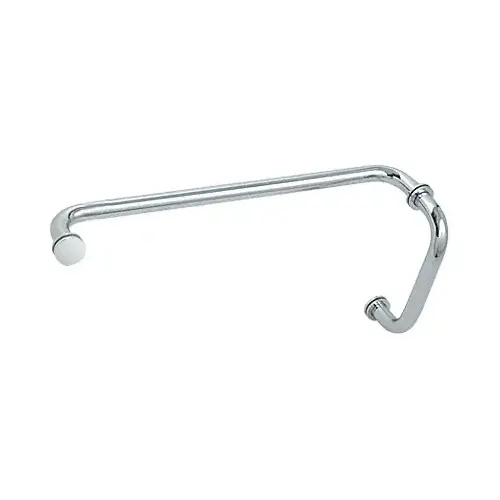 Polished Chrome 8" Pull Handle and 20" Towel Bar BM Series Combination With Metal Washers