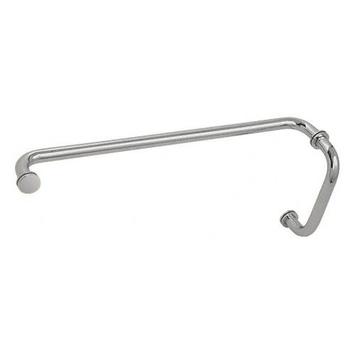 Polished Chrome 8" Pull Handle and 22" Towel Bar BM Series Combination With Metal Washers