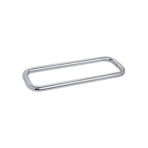 CRL BMNW12X12CH Polished Chrome 12" BM Series Back-to-Back Towel Bar Without Metal Washers