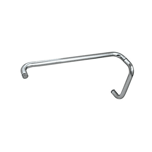 Polished Nickel 8" Pull Handle and 18" Towel Bar BM Series Combination Without Metal Washers