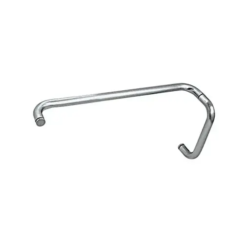 Polished Nickel 8" Pull Handle and 18" Towel Bar BM Series Combination Without Metal Washers