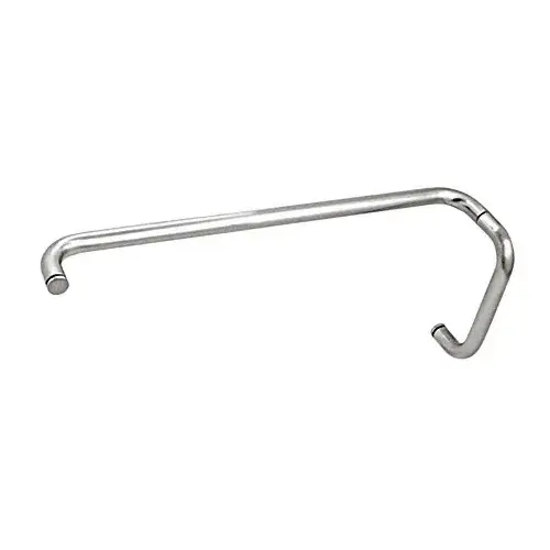 CRL BMNW8X22CH Polished Chrome 8" Pull Handle and 22" Towel Bar BM Series Combination Without Metal Washers