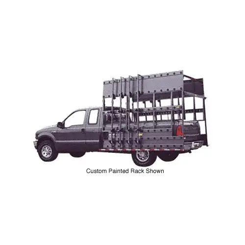 108" x 86" Stainless Steel Glass Rack for 1/2 to 1 Ton Pickup Trucks