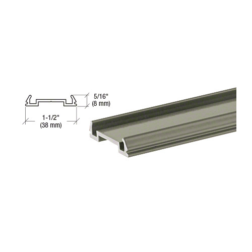 Beige Gray Standard Bottom Rail Filler 241" Long