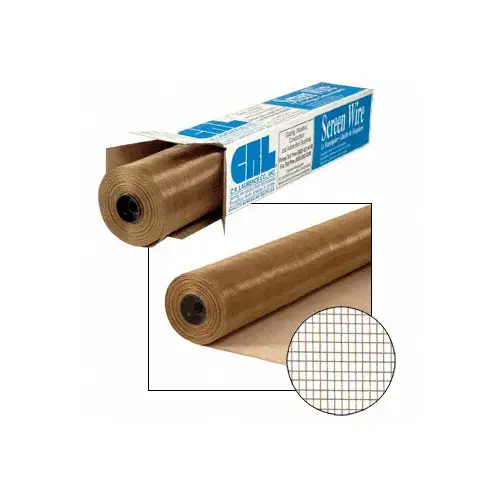 Bronze 36" Screen Wire - 50 ft