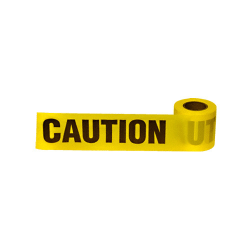 CRL BT300 Safety Caution Tape Yellow