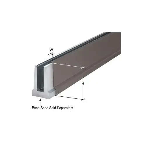 Black Bronze Cladding for B5T Series Tapered Base Shoe