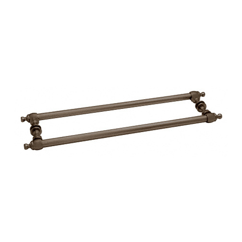 Oil Rubbed Bronze Colonial Style 18" Back-to-Back Towel Bars