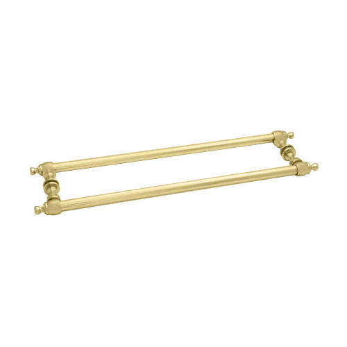Satin Brass Colonial Style 18" Back-to-Back Towel Bars