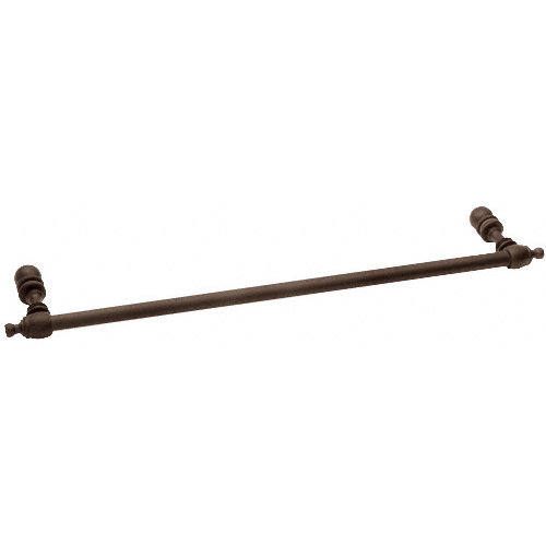 CRL C0L240RB Oil Rubbed Bronze 24" Colonial Style Single-Sided Towel Bar
