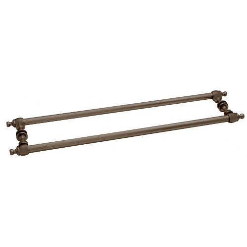 Oil Rubbed Bronze Colonial Style 24" Back-to-Back Towel Bars