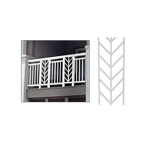 Sky White Chevron 42" Cast Infill