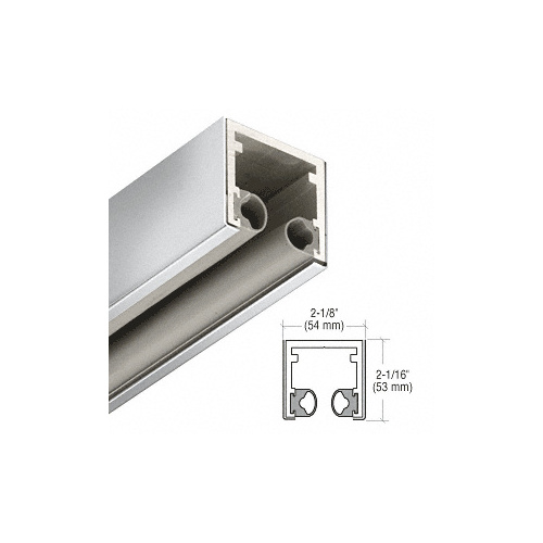 CRL Blumcraft C7502PS Polished Stainless 2" Head Channel for 3/4" Glass - 120"