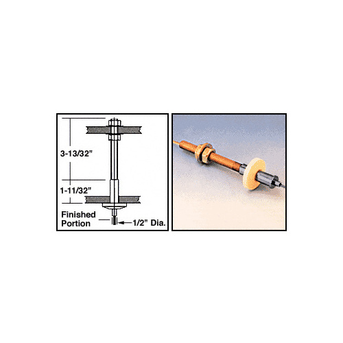 Brushed Nickel Plated Ceiling Mount Fitting for Cable Display System