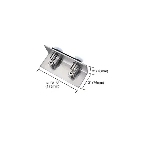 316 Polished Stainless 90 degree Corner Bracket Spider Fitting