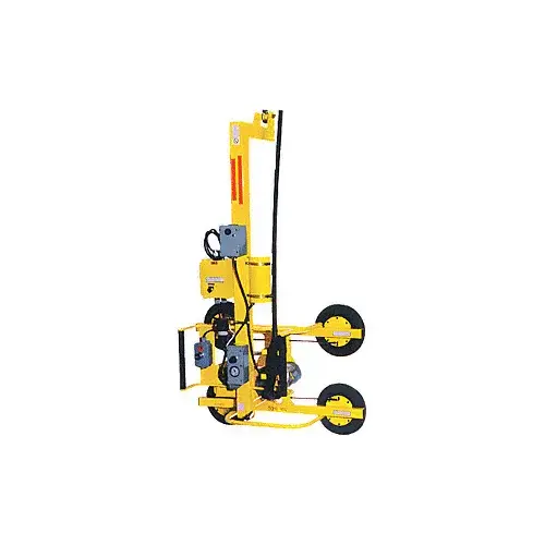 CRL CFMR411LDCS Wood's Powr-Grip DC Powered C-Frame Manual Rotator 4-Cup Vacuum Lifter 700 Series