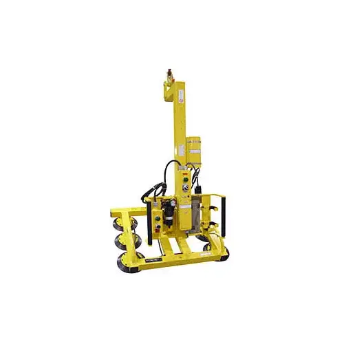 CRL CFMT69ACS Wood's Powr-Grip AC Powered C-Frame Manual Tilting 6-Cup Vacuum Lifter 750 Series