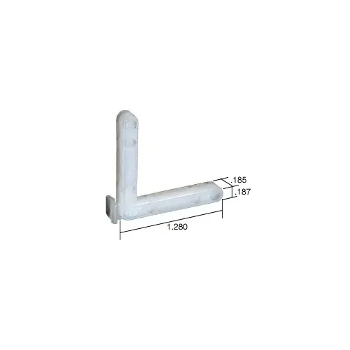 Corner Key - 1.28" Leg; .185" Width - pack of 20