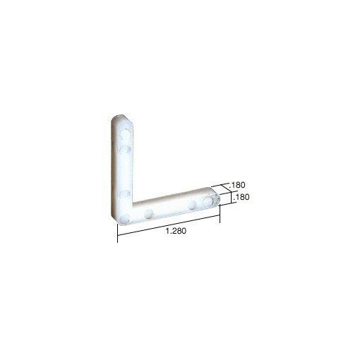 Corner Key - 1.28" Leg; .180" Width Bulk Pack - pack of 100