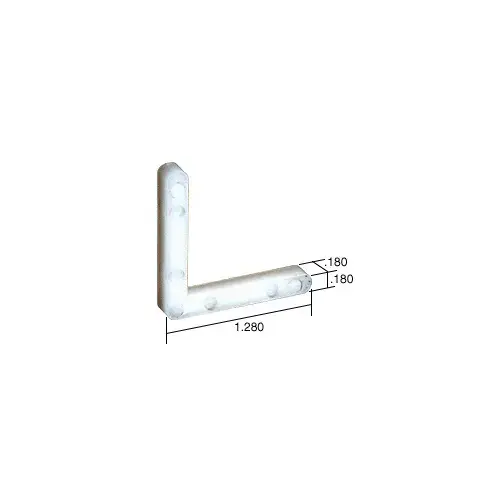 Corner Key - 1.28" Leg; .180" Width - Bulk 100/Pk