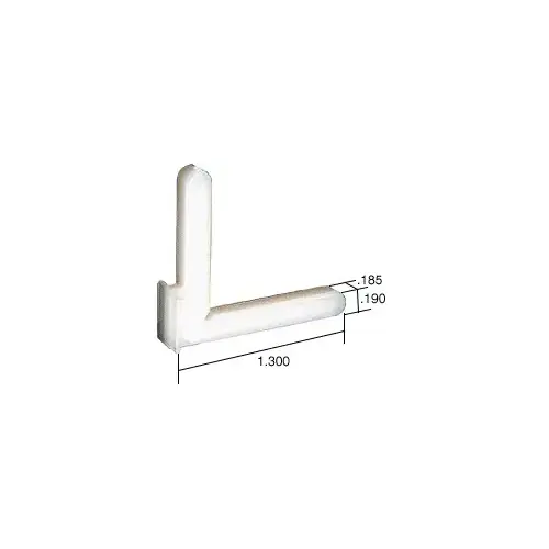 Corner Key - 1.300" Leg; .185" Width - Bulk 100/Pk