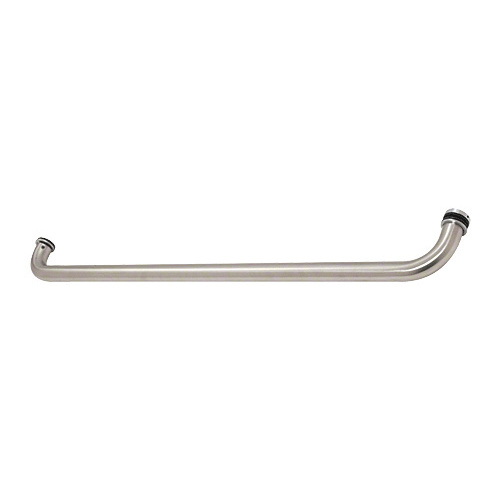 CRL CM28BS Brushed Stainless 28" Cross Bar Pull Handle for 4" x 10" Center Locks