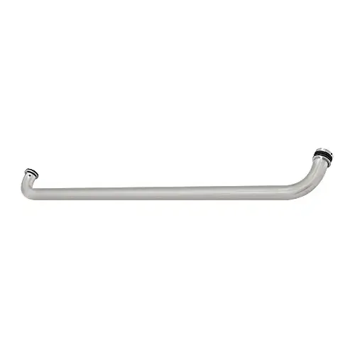 Satin Chrome 28" Cross Bar Pull Handle for 4" x 10" Center Locks