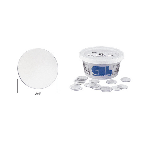 CRL CP8 Clear Plastic Desk Buttons
