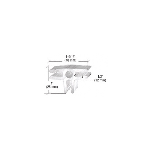 CRL CPDC3 Clear Plastic 90 degree 3-Way Display Connector