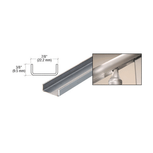 CRL CRFBS2 Brushed Stainless 2" CRS Pocket Filler Channel