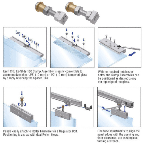 CRL CRL3928 EZ-Slide 180 Regulator Bolts