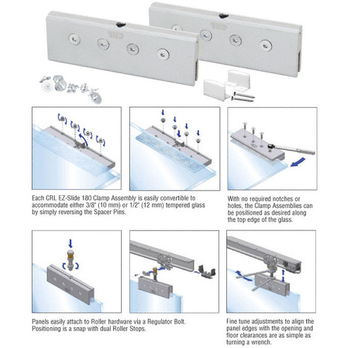 EZ-Slide 180 Clamps and Bottom Guide