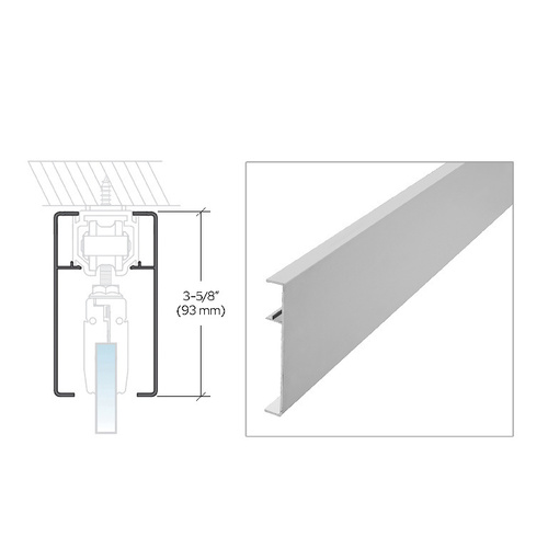 50/51 Satin Anodized Series Standard Track Cover - 118"