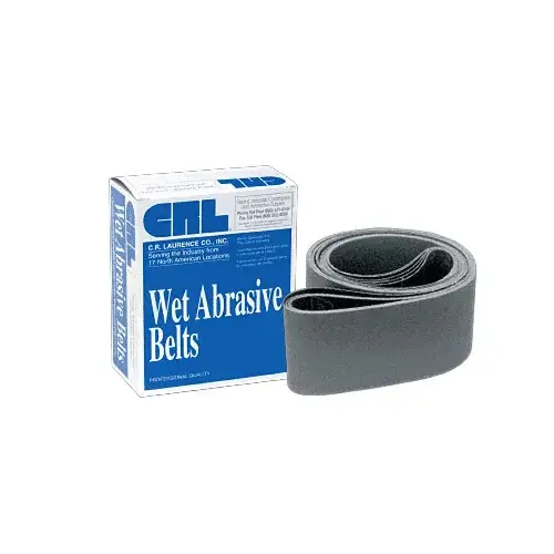 CRL CRL4X132220X 4" x 132" 220X Grit Wet Abrasive Belts for Upright Belt Sanders - 5/Bx