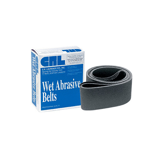 4" x 82" 60X Grit Wet Abrasive Belts for Upright Belt Sanders - 5/Bx