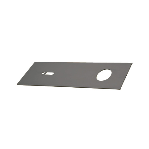 Black Bronze Anodized Cover Plate for 4-1/2" Header Used with Overhead Concealed Door Closers