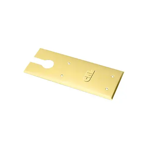 Polished Brass Finish Closer Cover Plates for 8300 Series Floor Mounted Closer