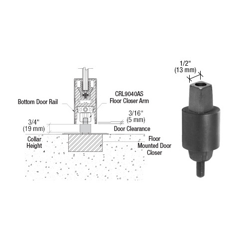 3/4" Collar Height "Mab" Type Spindle