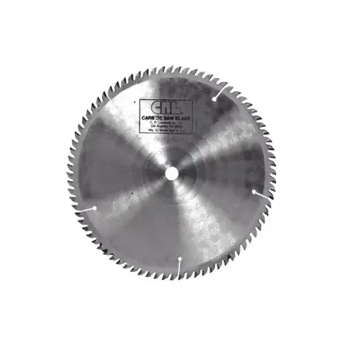 10" Nordic 80-Tooth Carbide Tipped Saw Blade for Picture Frame Molding Flat Black