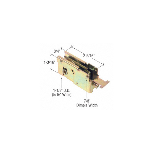 1-1/8" Steel Sliding Glass Door Roller with 23/32" Wide Housing Bulk (10) Pack