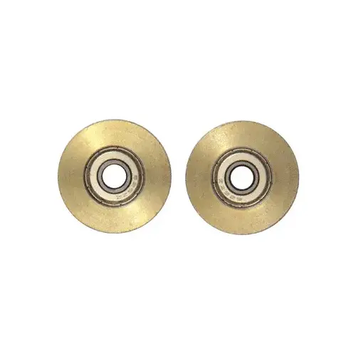 1-1/4" Diameter Steel Door Rollers - pack of 2