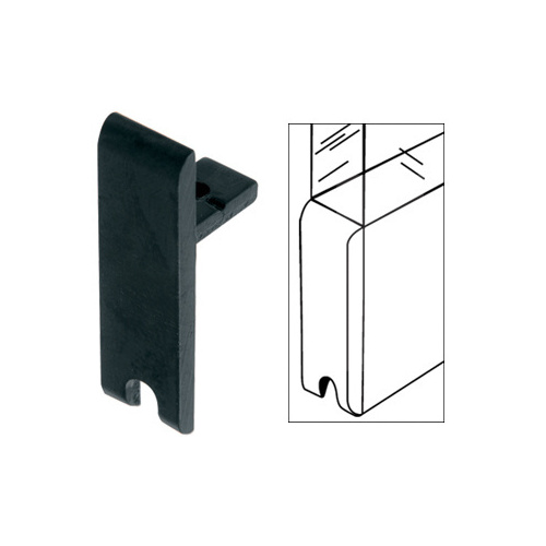 Flat Black End Cap for KK610 Tall 'H' Bar