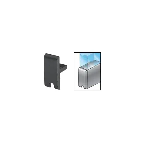 Flat Black End Cap for D610 ftH' Bar