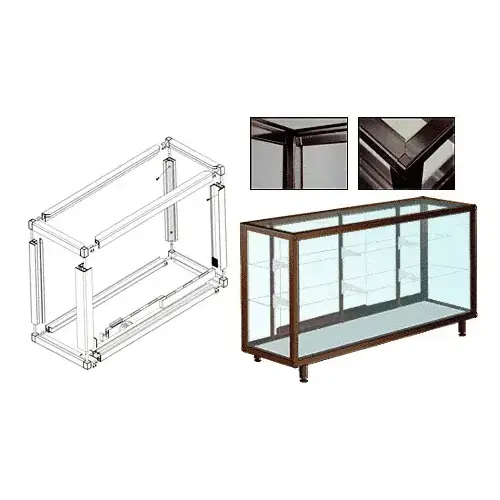 CRL D4030DU Duranodic Bronze Custom Size Newport Showcase
