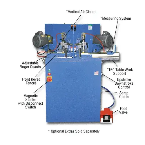 CTD Fixed Double End 45 Degree Miter Saw